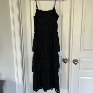 Black Tea Length Dress